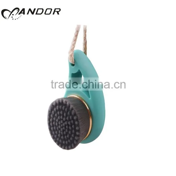 2016 Soft Bristle Rubber Paint Bamboo Bristle Facial Brush photo-2
