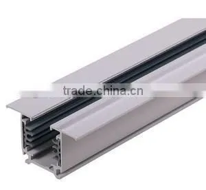 Recessed 4 Wires Led Track Rail Bar LED Commercial Lighting Track Rail Accessory