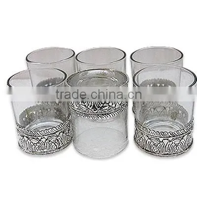 Glass Candle Holder