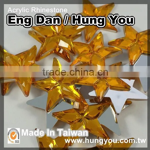 Wide Range Nickel Free Star Flat Back Crystal Rhinestone For Toy Accessories