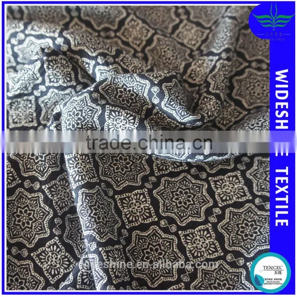 100%rayon Printed Crepe Voile Fabric Pajamas Night Skirt Material Cloth
