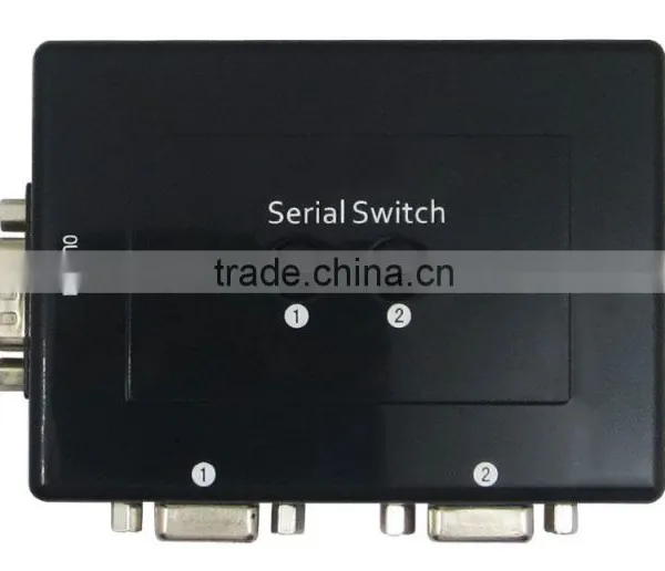Serial Port Manual Share Switch 2 Port RS232 Switch for Printer and Scanner Business photo-2