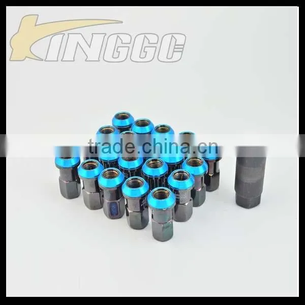 Racing Floating Auto Wheel Lug Nuts Titanium Nuts And Bolts M12XP1.5 and M12XP1.25 photo-6