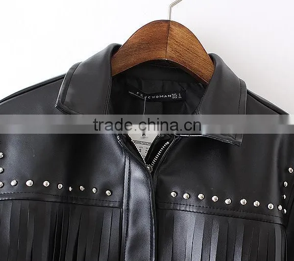 Cheap China Wholesale Clothing Tassel Back Jacket photo-3