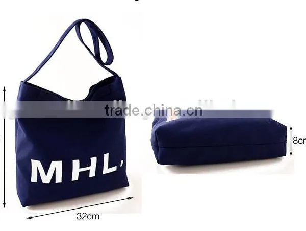 High Quality Natural Canvas Shopping Bag Canvas Tote Bag;Korean Canvas Tote Bag Handbag