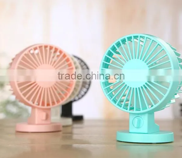 Double Motor Dual Leaves High Quality Portable Desk Mini USB Fan photo-3
