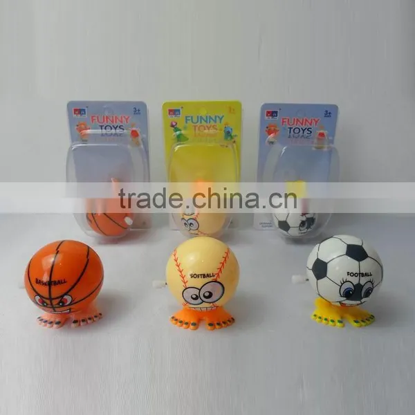Football and Basket Ball Shape of Plastic Wind up Ball