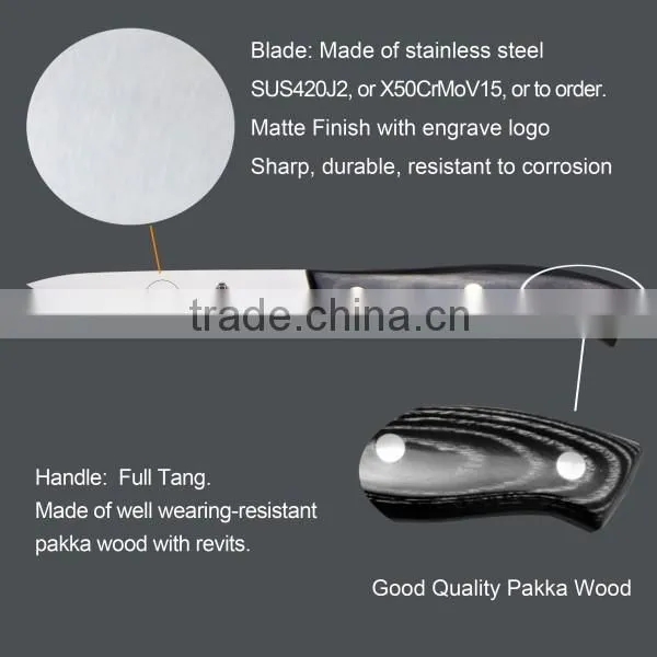 Hot Sale Kitchen Stainless Steel Knife Set Paring Knife photo-2