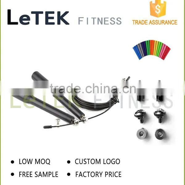 Adjustable Crossfit Speed Jump Rope With Steel Bearing photo-4