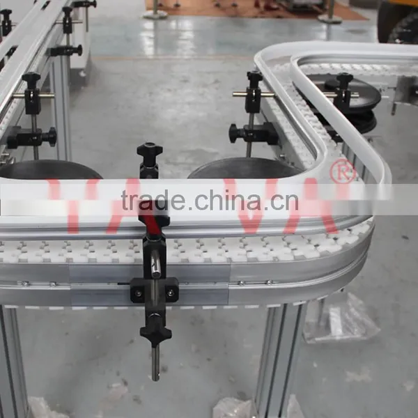 Cooking Oil Transportation Plastic Chain Conveyor System With Side Guide photo-4