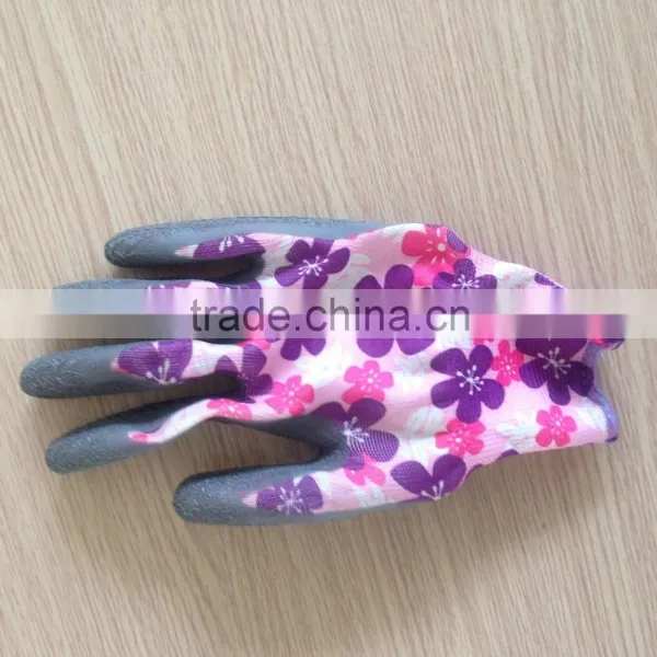 Black Palm Latex Coated Garden Working Glove photo-3