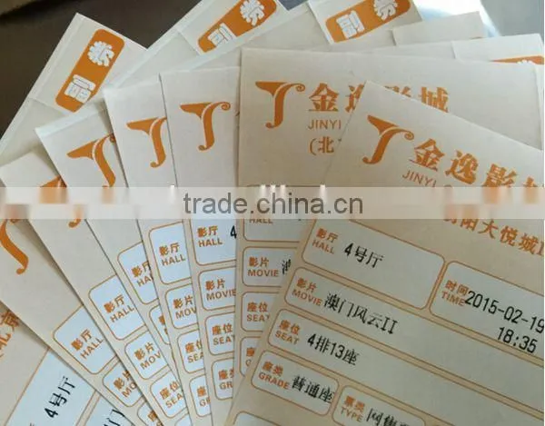 Premium Thermal Paper Cinema Movie Tickets Printing photo-2