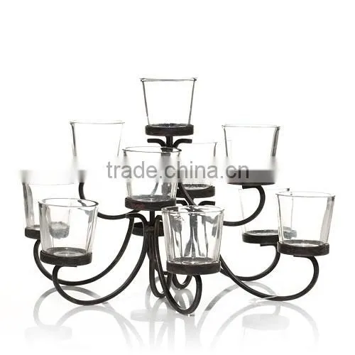 New Design Simple Craft Good Quality Glass Candle Jars photo-3