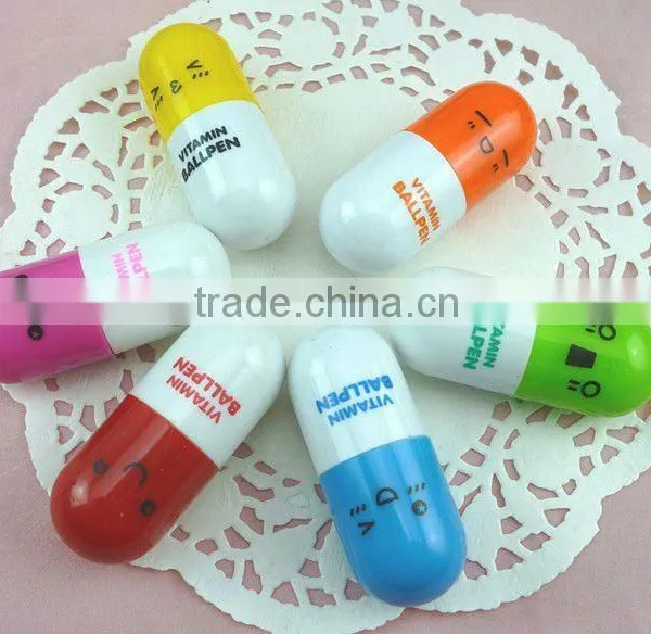 Hot Selling Vitamin Ball Pen, Wholesale Promotional Pens
