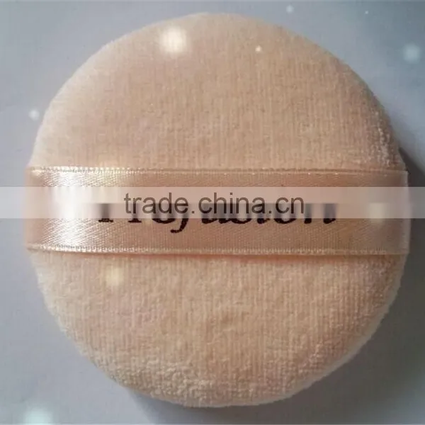 High Quality Custom Cosmetic Puff Soft Baby Powder Puff With Stick photo-3