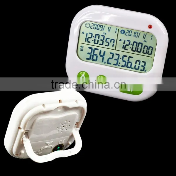 Digital Count Down Up Target Timer 1999 Days Alarm Clock photo-3