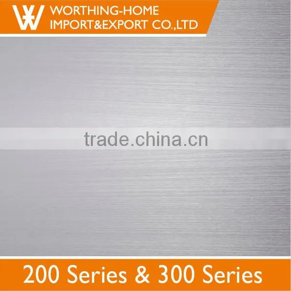 Can Be Customized Size Surface No.8 6k No.4 Hairline 201 Decorative Stainless Steel Sheet photo-2