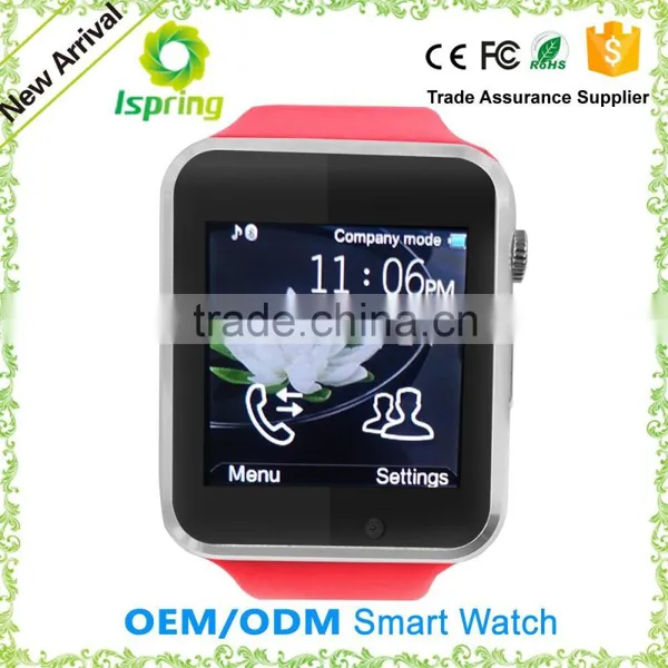 2016 New Design Touch Screen Silicone Band A1 Smart Bluetooth Watch photo-2