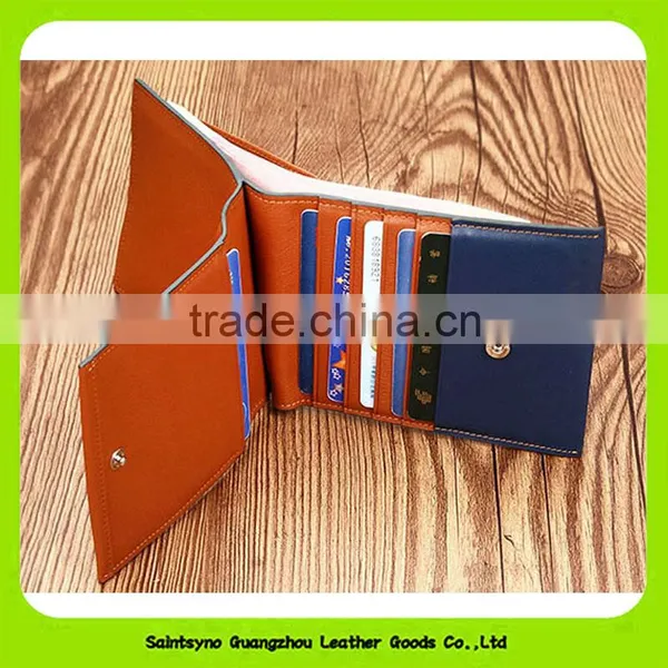 Best Brand Simple Handmade Genuine Leather Bifold Men's Short Wallet 16417 photo-4