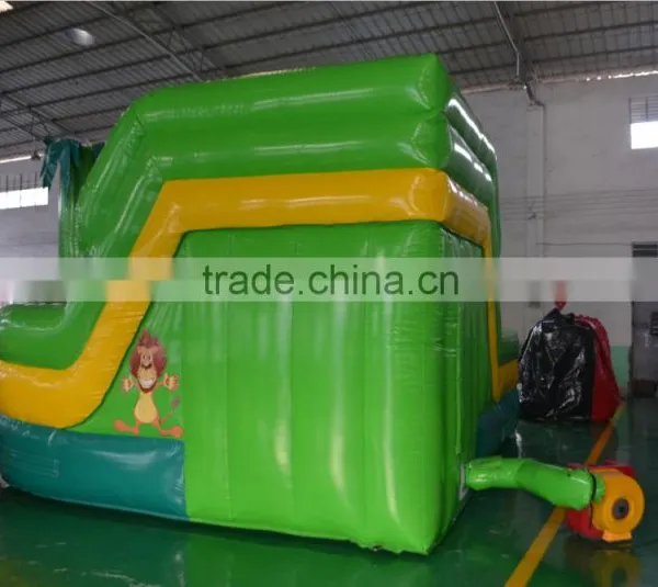 Selling Popular Mini Green Combo Inflatable Combo Bouncer for Children photo-2