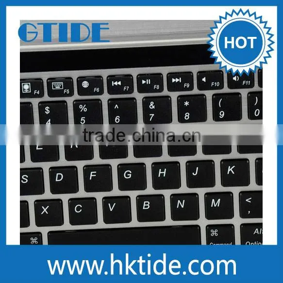 Universal Ultra Slim Flat Aluminum Wireless Bluetooth Quality Keyboard for Tablet photo-6
