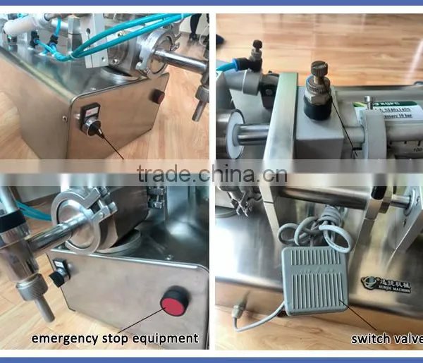Factory Price Semi-automatic Horizontal TypeWater Based Paste Filling Machine photo-4
