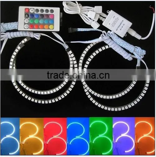 Colorful E30 E32 E34 E39 SMD Angel Eyes Headlight RGB LED 5050SMD Headlight for LED Angel Eyes Kit SMD Angel Eye Rgb Light .