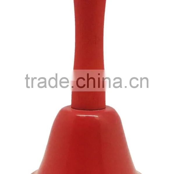 Metal Hand Bell With Wooden Handle in Custom Color With Logo as Gift photo-5