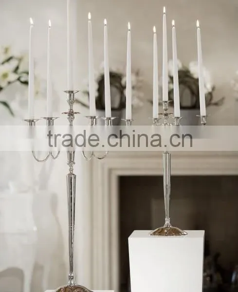 New Products Wrought Iron Lantern Candle Holder Wedding Candelabra for Table Top Chandelier Centerpieces photo-2
