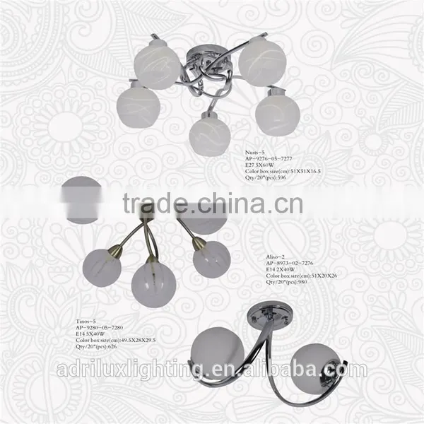 E27 Pendent Lighting Decoration Indroor Fixtures With 5 Lights photo-3