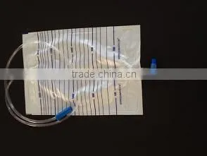 Medical Urine Bag 2000 ml With T-valve