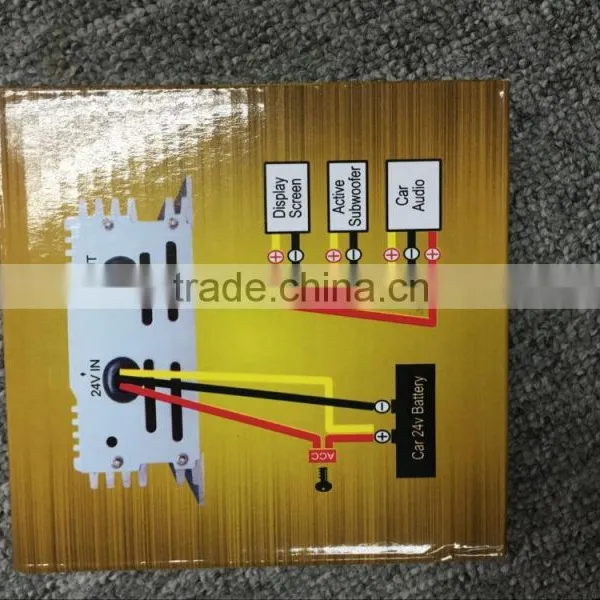 2016 New Hot Item Car DC 24V Step-Down To DC 12V 20A Power Converter photo-3