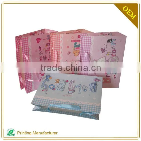 Cheap Personalized Eco Friendly Fancy Recycle Paper Christmas Gift Bag photo-2