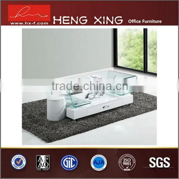 2015 Durability Melamine Mdf Modern Glass Office Tables photo-3