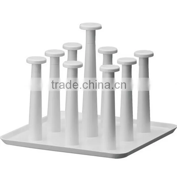 The Kitchen Drain Cup Holder Glass Storage Shelf/glass Cup Tray/shot Glass Holder Tray photo-5