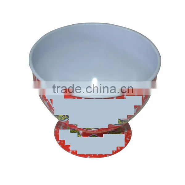 Wine Cup Shape Candle Tin Box Metal Candle Jars Wax Tin Holder With Lid/tin Wine Cup photo-3
