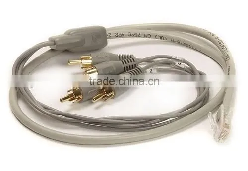 RJ45 To Quad RCA Cable