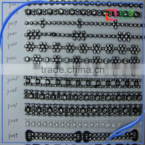 Strass for Shoes Flowers Bezel Cup Chain 10yards Cup Chain Rhinestone