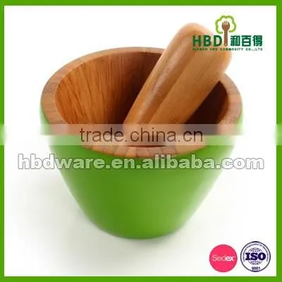 Bamboo Mortar and Pestle photo-4