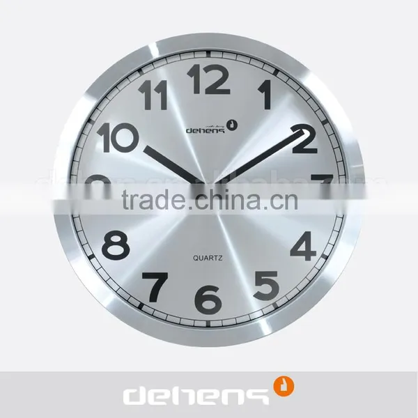 DEHENG Diamond Cutting Frame Metal Wall Clock photo-2