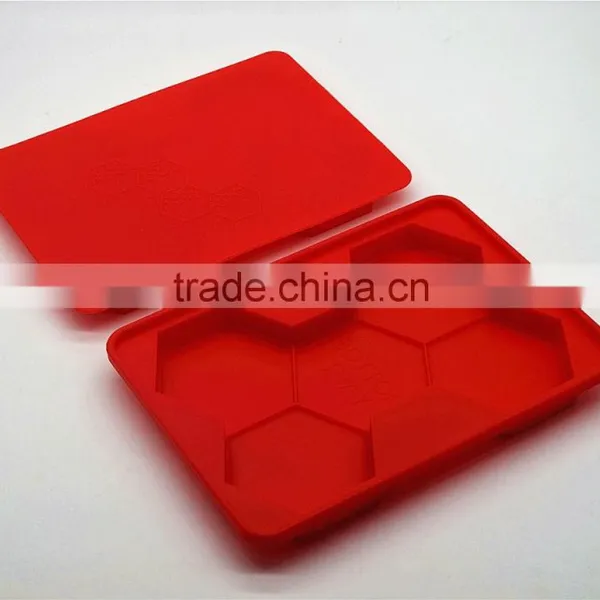 2016 Amazon Hot Wholesale BPA Free FDA Food Grade 5 Cavity Large Meat Pie Trays Silicone Hamburger Presser photo-6