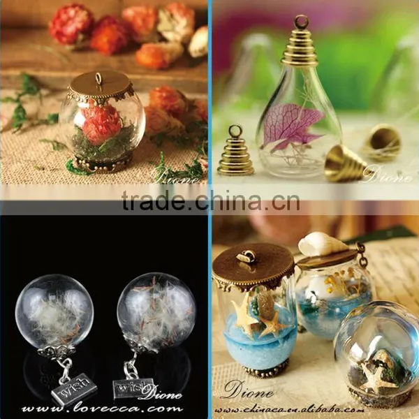 Supplier Globe Glass Necklace, Miniature Globe Pendant, Tiny Ball Necklace Jewelry photo-2
