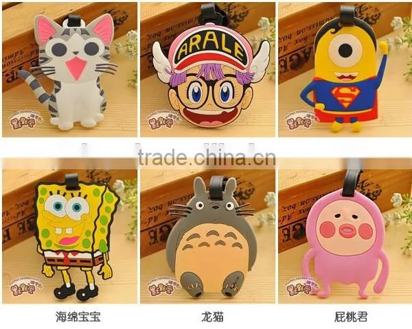 Soft PVC Luggage Tags With Customer Logos photo-6