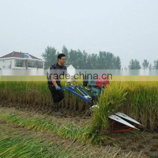 Cheap Price Power 120cm Rice Reaper, Wheat Reaper, Small Harvester, Grain Harvester photo-4