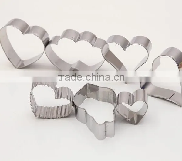 Heart Shaped Metal Cookie Cutters