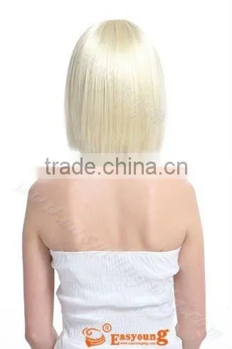 Honey Blonde Color Hair Wigs. Bobo Hair Wigs for Mannequin photo-3