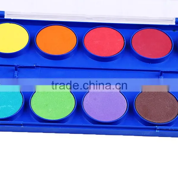 Promotional 12pcs Powder Summer Watercolor Paint Cakes Set Professional Quality,bulk Chinese Watercolor Paint photo-3
