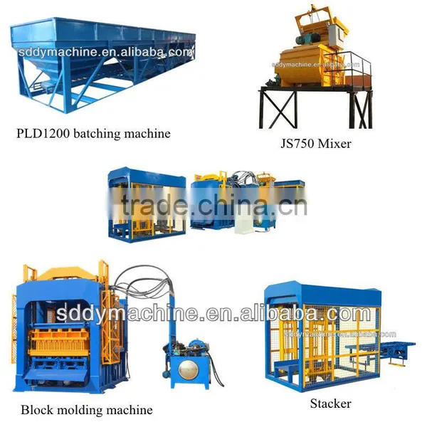 Automatic Concrete Hollow Core Block Making Machine QT6-15 photo-2
