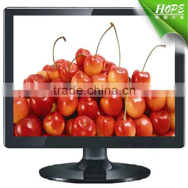 Black Color Vesa Desktop tv av Usb Vga Hdmi Input 15inch 1024*768 4:3 Lcd tv photo-4