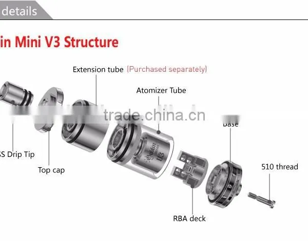UD High Quality Goblin Mini V3 RTA Airflow System With Top Filling in Philippine Mod Vape photo-5